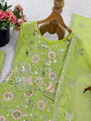 Sr 1695 Faux Georgette With Heavy Embroidery Sequence Work Top With Sharara Dupatta Exporters In India